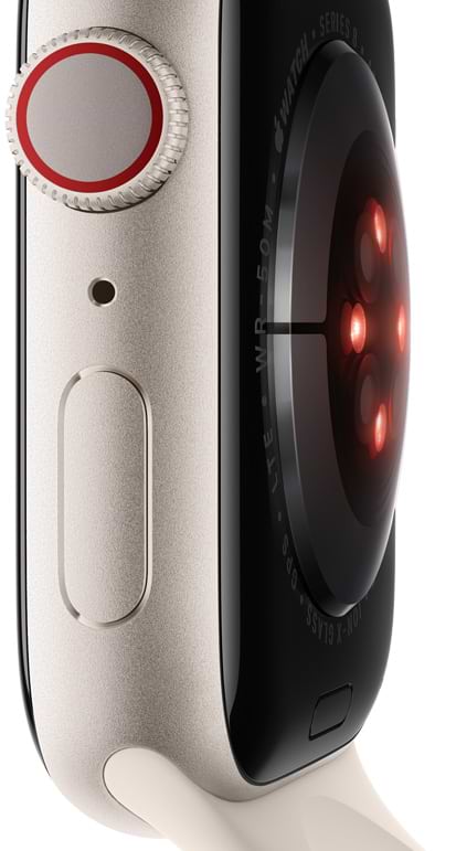 שעון חכם Apple Watch Series 8 GPS 41mm Aluminum Case - צבע שחור חצות שנה אחריות ע"י היבואן הרשמי