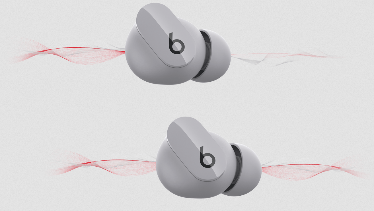 אוזניות אלחוטיות Beats Studio Buds ANC - צבע שחור שנה אחריות ע"י היבואן הרשמי