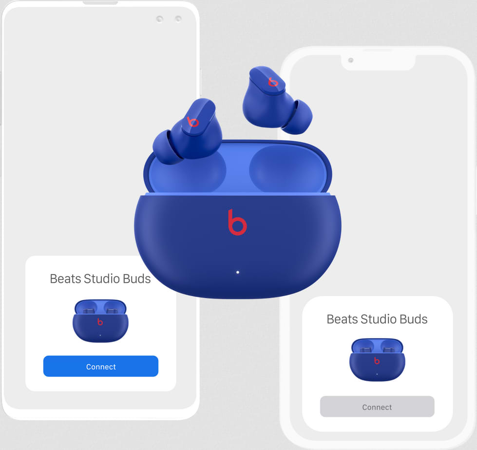 אוזניות אלחוטיות Beats Studio Buds ANC - צבע שחור שנה אחריות ע"י היבואן הרשמי