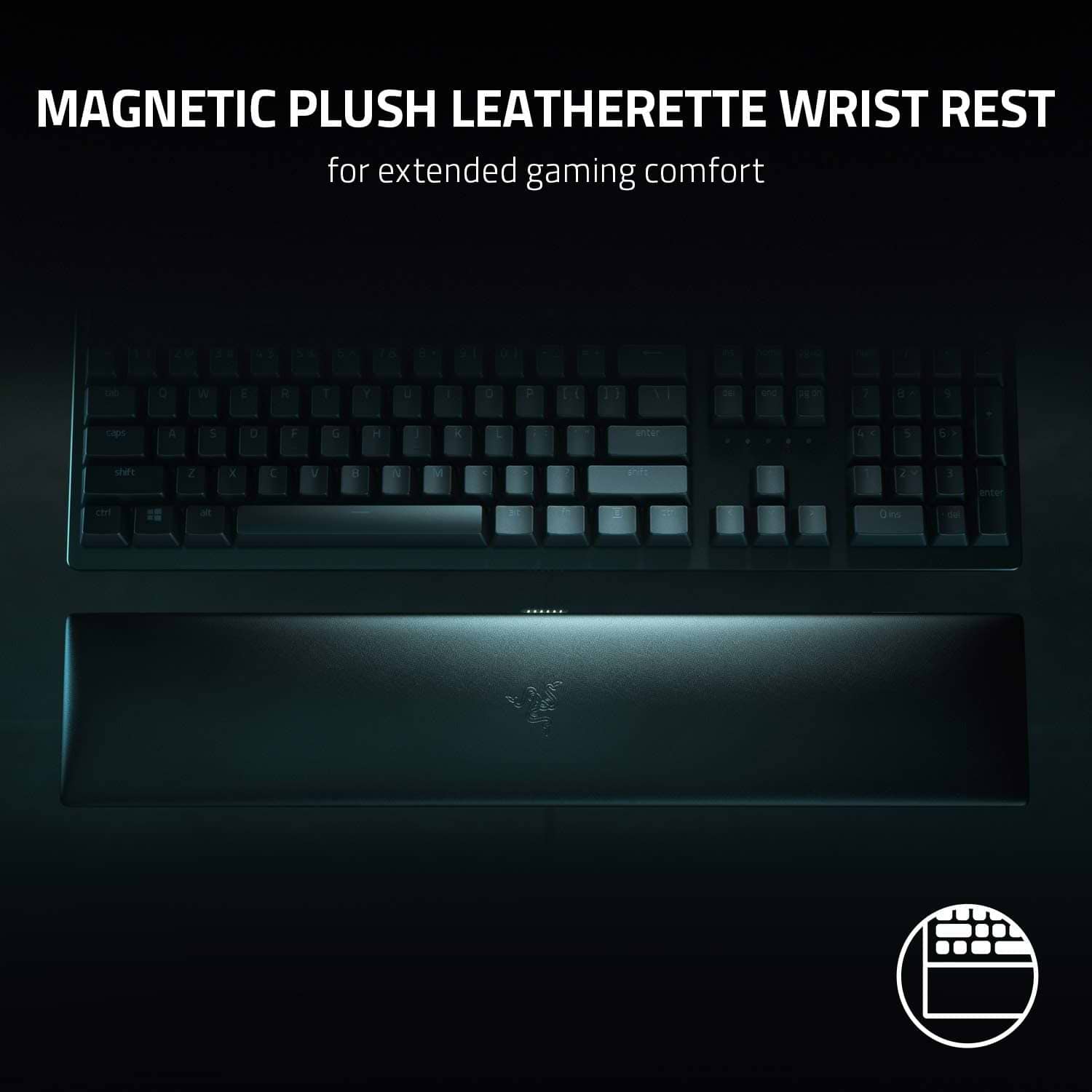 מקלדת גיימניג חוטית Razer Huntsman V2 - צבע שחור שנתיים אחריות ע"י היבואן הרשמי