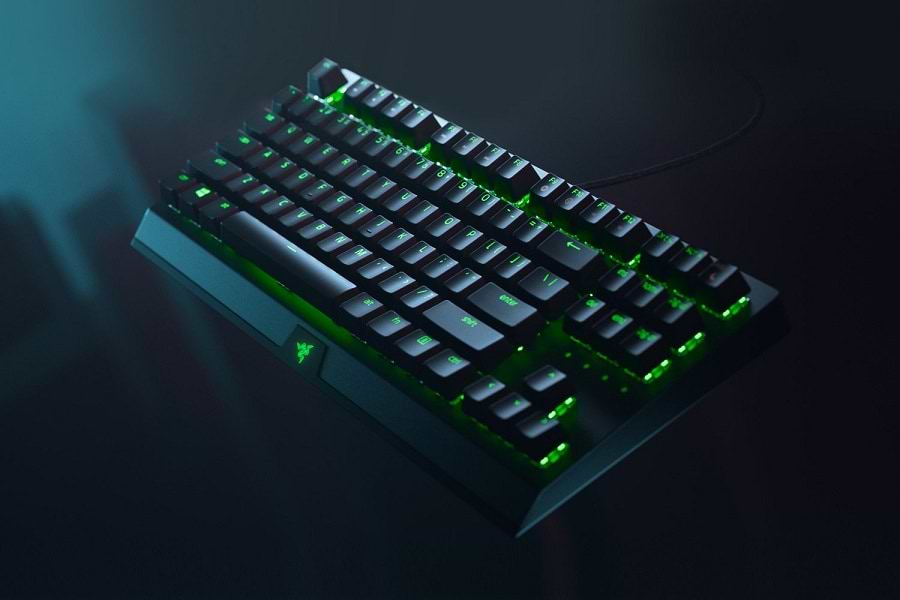 מקלדת גיימינג מכאנית Razer BlackWidow V3 Tenkeyless - צבע שחור שנתיים אחריות ע"י היבואן הרשמי