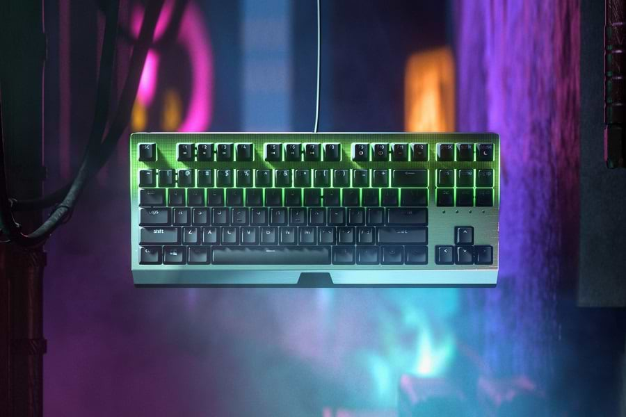 מקלדת גיימינג מכאנית Razer BlackWidow V3 Tenkeyless - צבע שחור שנתיים אחריות ע"י היבואן הרשמי