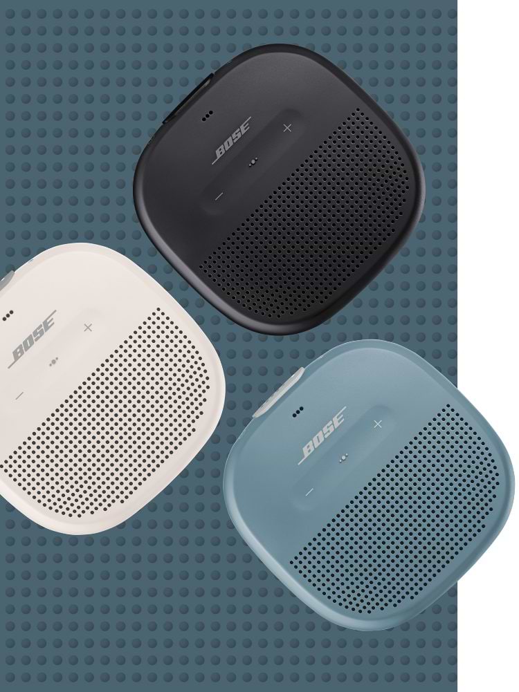 רמקול אלחוטי נייד Bose Soundlink Micro - צבע כחול אבן שנה אחריות ע"י היבואן הרשמי
