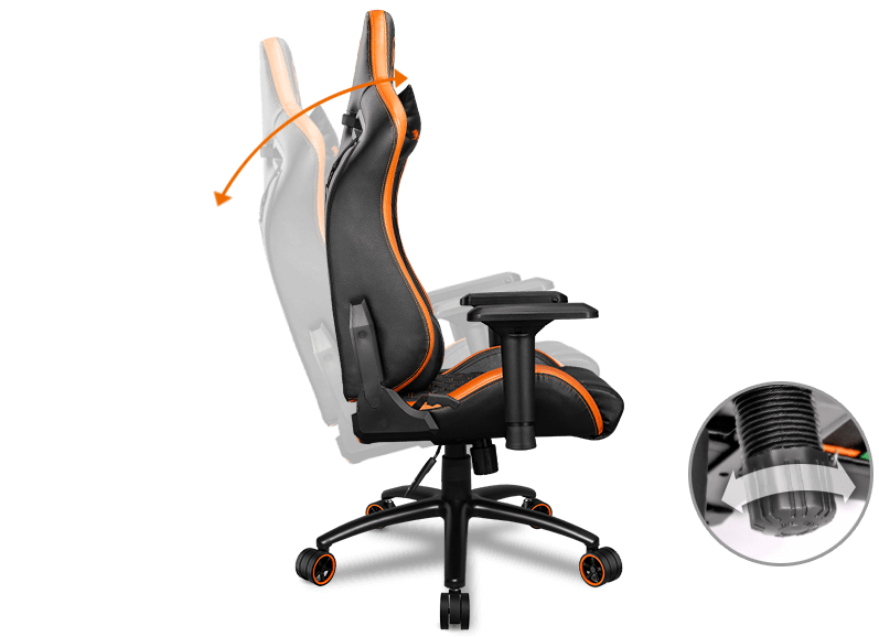 כיסא גיימינג Cougar Outrider S Royal - צבע שחור שנה אחריות ע"י היבואן הרשמ