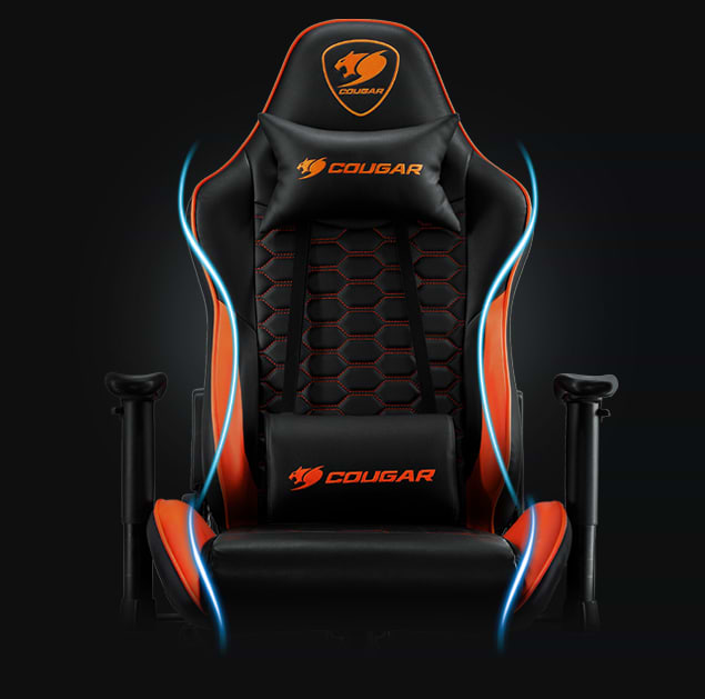 כיסא גיימינג Cougar Outrider Royal - צבע שחור שנה אחריות ע"י היבואן הרשמי
