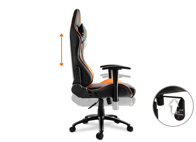 כיסא גיימינג Cougar Outrider Royal - צבע שחור שנה אחריות ע"י היבואן הרשמי