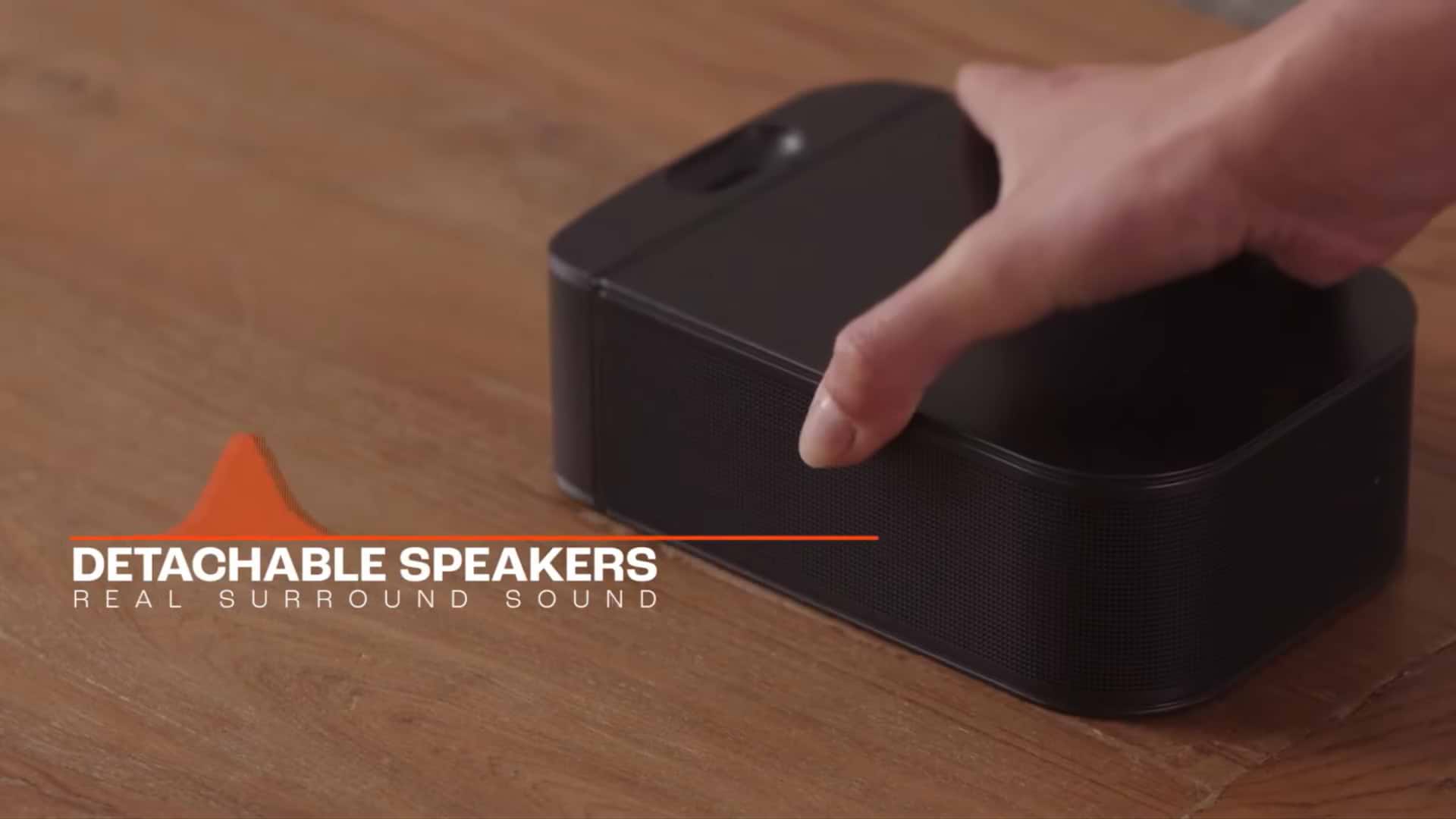 מקרן קול עם סאבוופר אלחוטי JBL Bar 800 Pro 5.1.2 720W - צבע שחור שנה אחריות ע"י היבואן הרשמי