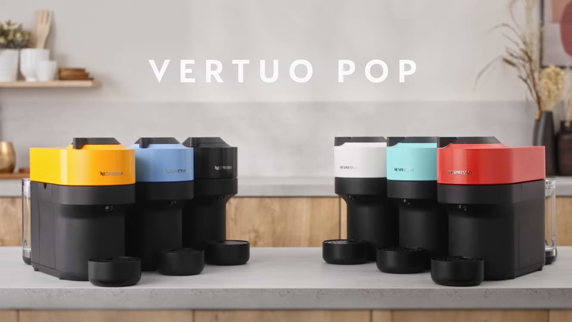 מכונת קפה Nespresso Vertuo Pop GDV2-IL-BK-NE - צבע שחור שנה אחריות ע"י היבואן הרשמי