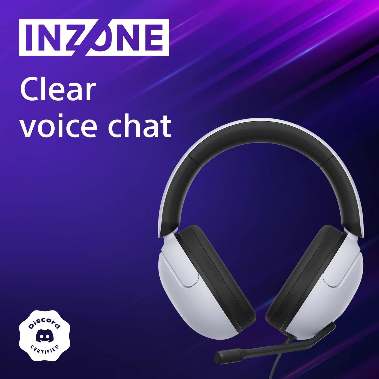 אוזניות גיימינג Sony Inzone H3 MDR-G300 - צבע לבן שנה אחריות ע
