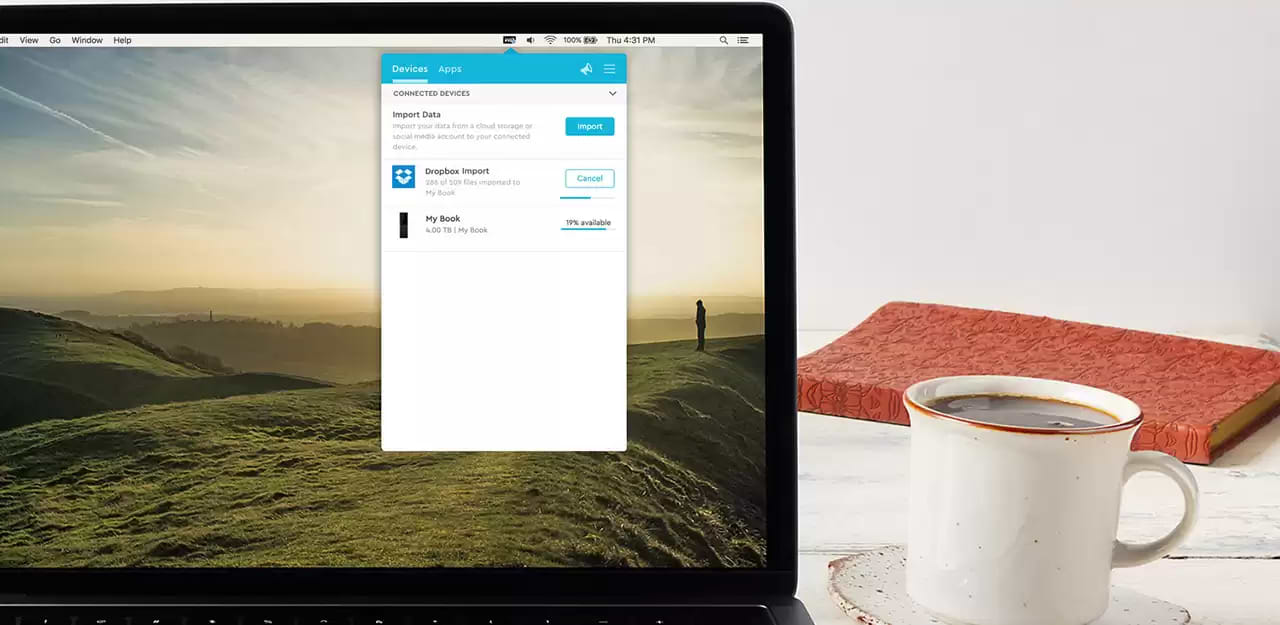 כונן קשיח חיצוני WD My Book 3 Essential USB 3.2 6TB - צבע שחור שנתיים אחריות ע"י היבואן הרשמי