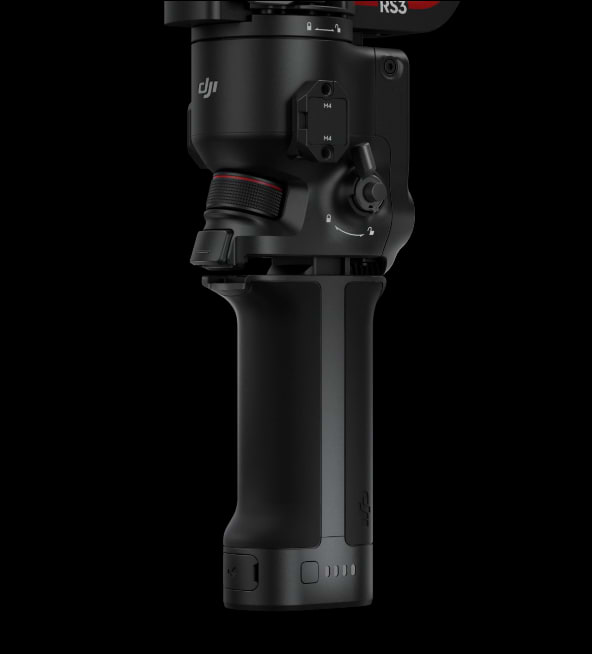 מייצב למצלמה DJI RS 3 - צבע שחור שנה אחריות ע"י היבואן הרשמי