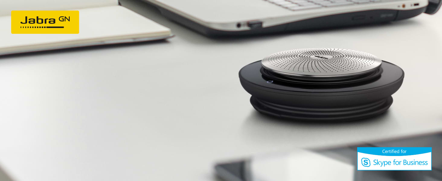 רמקול לחדרי ישיבות Jabra Spaek 710 MS - צבע שחור שנתיים אחריות ע"י היבואן הרשמי