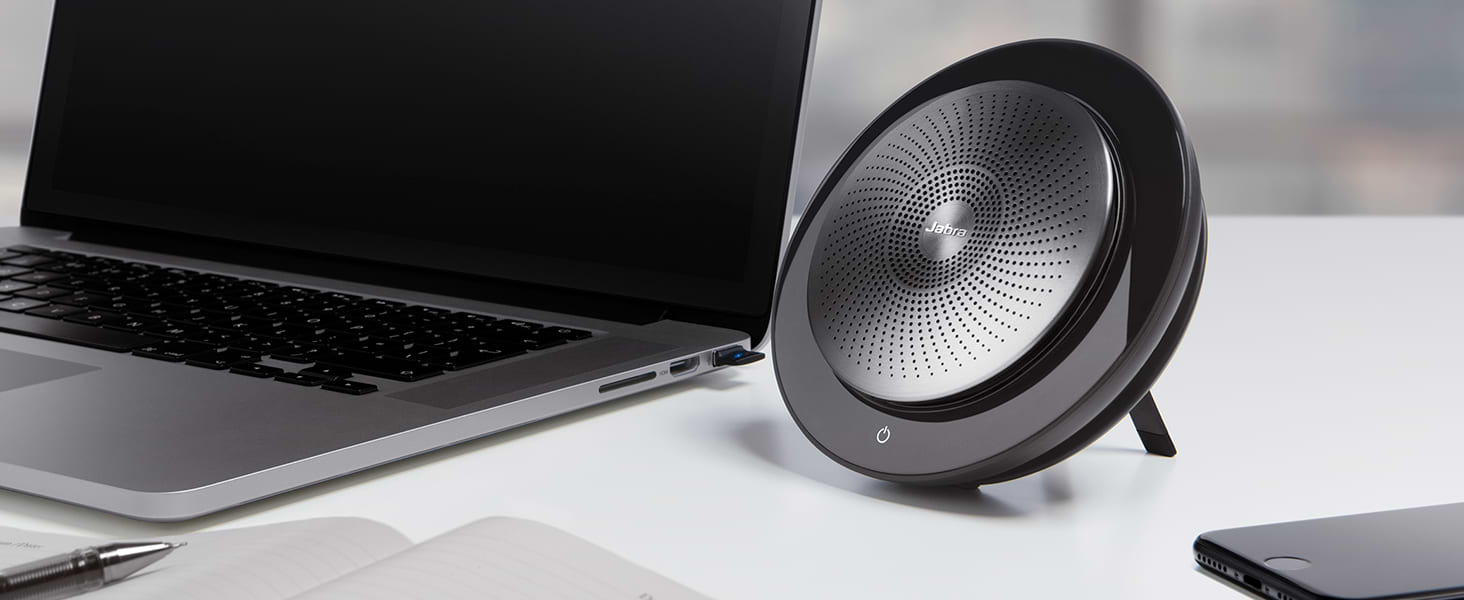 רמקול לחדרי ישיבות Jabra Spaek 710 MS - צבע שחור שנתיים אחריות ע"י היבואן הרשמי