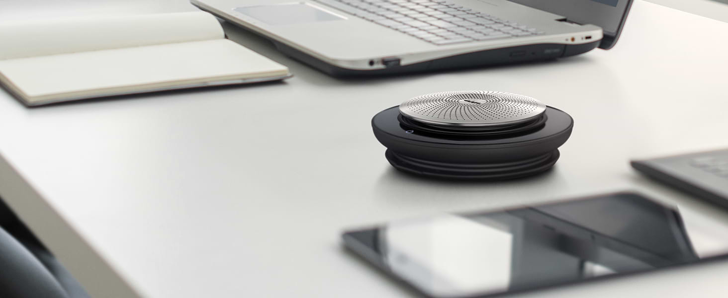 רמקול לחדרי ישיבות Jabra Spaek 710 MS - צבע שחור שנתיים אחריות ע"י היבואן הרשמי