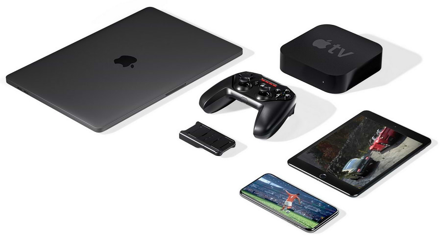 בקר שליטה אלחוטי SteelSeries Nimbus+ למוצרי Apple - צבע שחור