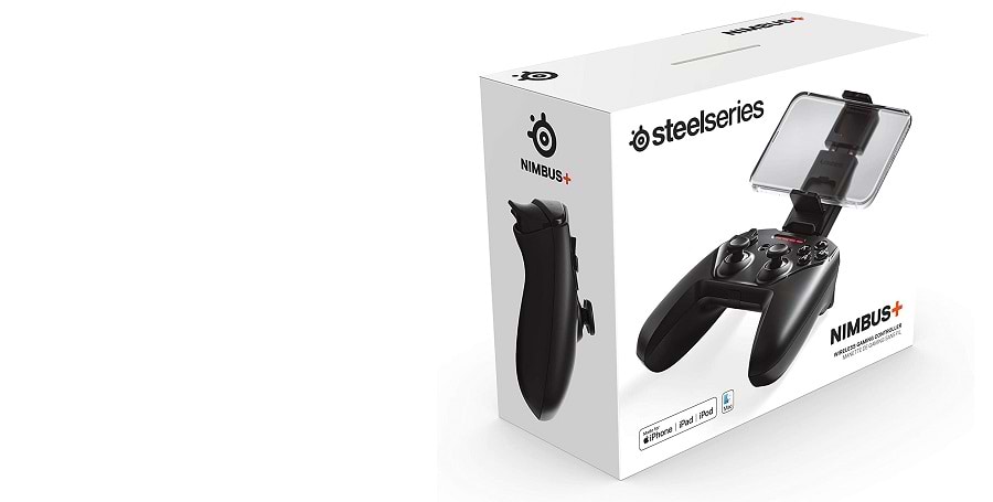 בקר שליטה אלחוטי SteelSeries Nimbus+ למוצרי Apple - צבע שחור