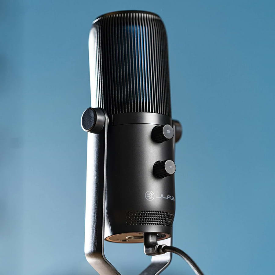 מיקרופון 4 כיוונים Jlab Talk Pro USB - צבע שחור שנתיים אחריות ע"י היבואן הרשמי