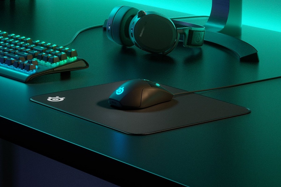 משטח גיימינג SteelSeries QcK Edge Medium - צבע שחור שנתיים אחריות ע"י היבואן הרשמי