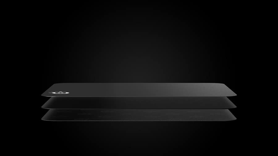 משטח גיימינג SteelSeries QcK Hard Medium -  צבע שחור שנתיים אחריות ע"י היבואן הרשמי