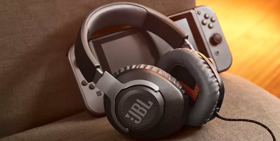 אוזניות גיימינג JBL Quantum 100 - צבע לבן שנה אחריות ע"י יבואן הרשמי
