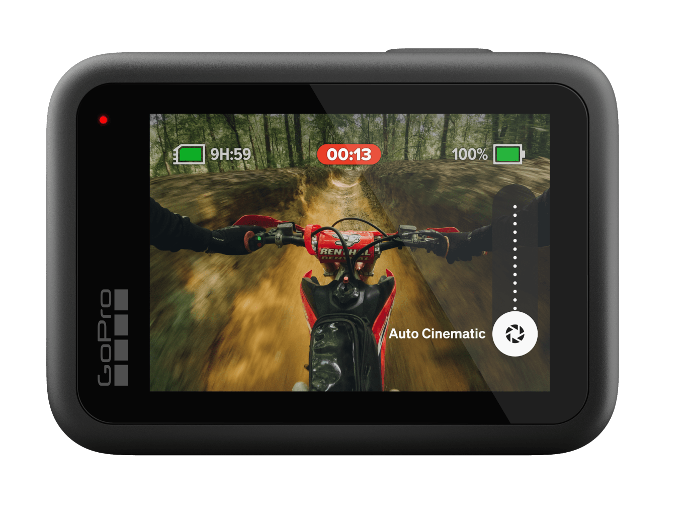 ערכת 4 עדשות מסנני ND למצלמת GoPro HERO13 Black - צבע שחור שנה אחריות ע"י היבואן הרשמי