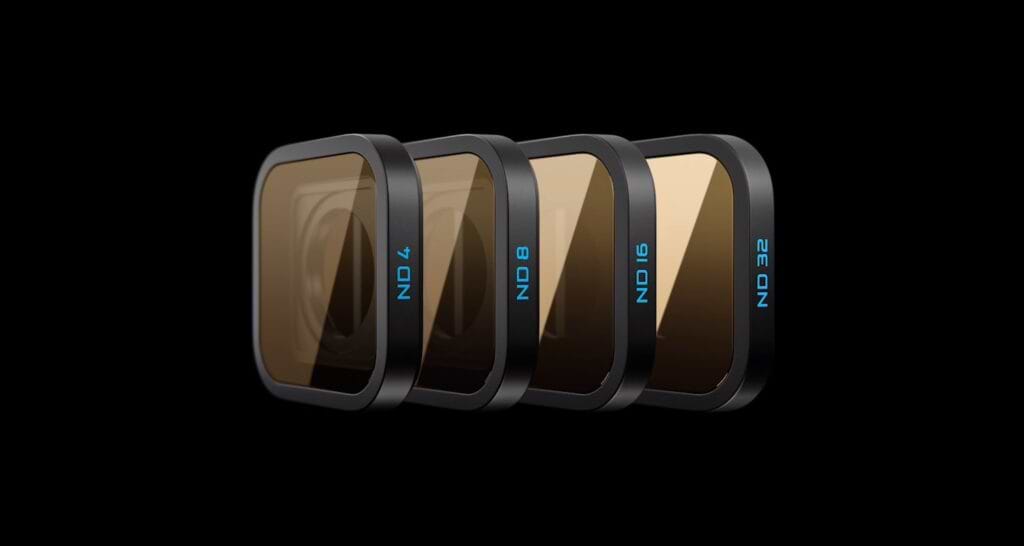 ערכת 4 עדשות מסנני ND למצלמת GoPro HERO13 Black - צבע שחור שנה אחריות ע"י היבואן הרשמי