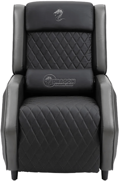 כורסאת גיימינג Dragon Pro DLX - צבע שחור ואפור שנה אחריות ע״י היבואן רשמי