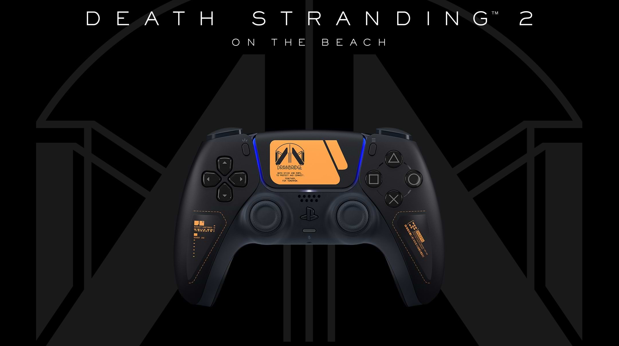 בקר משחק אלחוטי Sony PS5 DualSense Death Stranding 2 Controller - צבע שחור שנה אחריות ע"י היבואן הרשמי