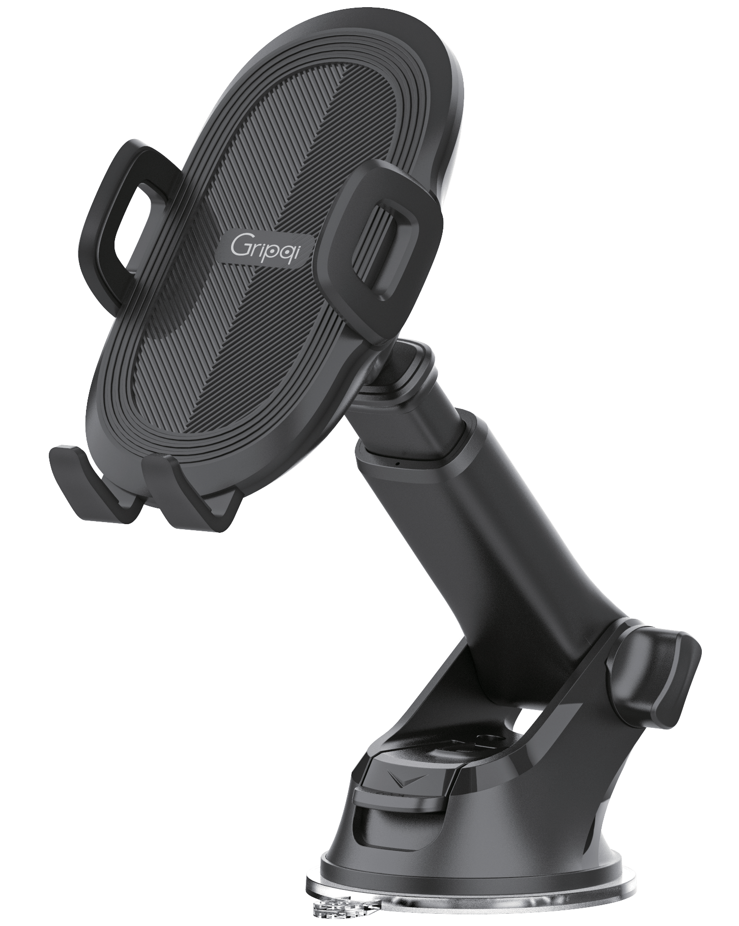 מעמד אוניברסלי לרכב עם ואקום Gripqi SIXMagnet XS12 - צבע שחור