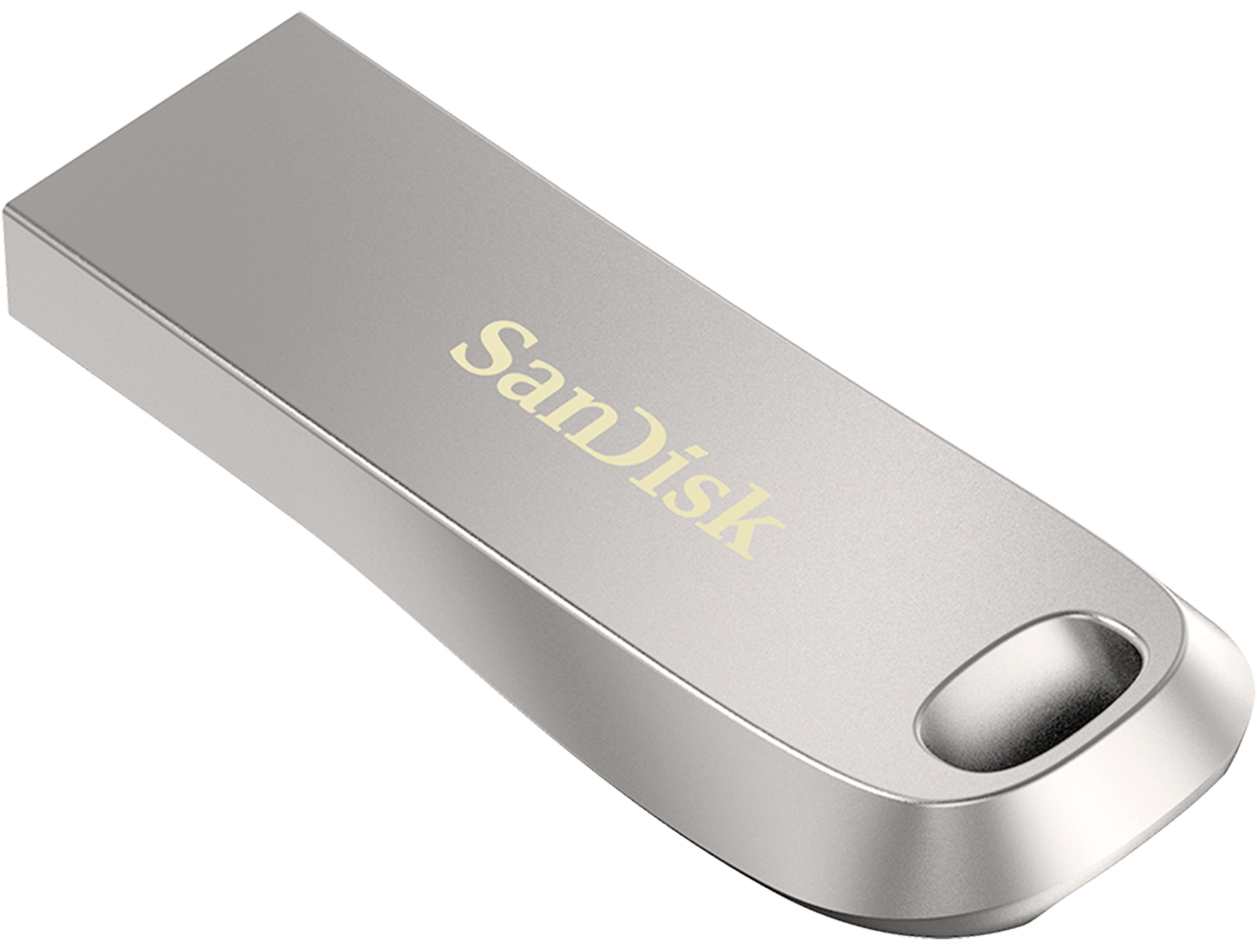 זיכרון נייד SanDisk Ultra Luxe USB 3.2 64GB SDCZ74-064G-G46 - צבע כסוף חמש שנות אחריות ע"י היבואן הרשמי
