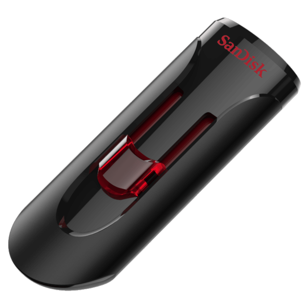 זיכרון נייד SanDisk Cruzer Glide USB-A 3.0 256GB SDCZ600-256G-G35 - צבע שחור חמש שנות אחריות ע"י היבואן הרשמי