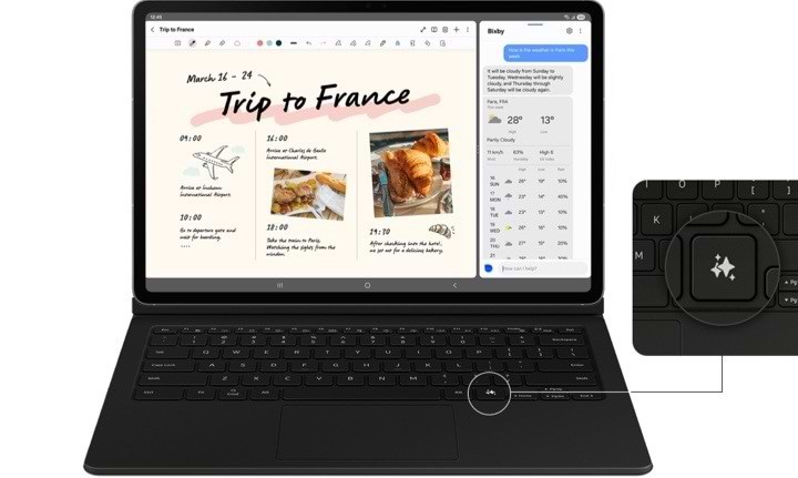 טאבלט Samsung Galaxy Tab S10 FE 128GB 8GB RAM WiFi X520 - צבע כסוף שנה אחריות ע"י היבואן הרשמי