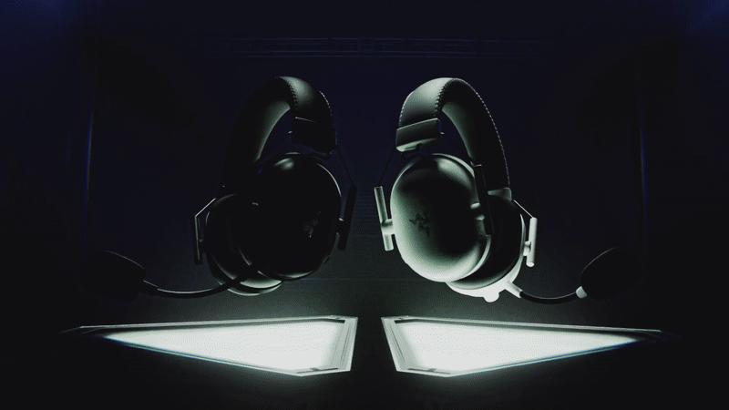 אוזניות גיימינג אלחוטיות Razer BlackShark V2 PRO For Playstation - צבע לבן שנתיים אחריות ע"י יבואן הרשמי