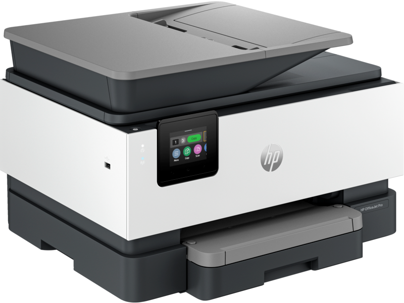 מדפסת משולבת פקס HP OfficeJet Pro 9123 All-in-One - צבע לבן שלוש שנות אחריות ע"י היבואן הרשמי