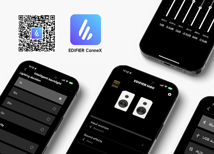 רמקולים Bluetooth מוניטור Edifier MR3 - צבע לבן שנה אחריות ע"י היבואן הרשמי