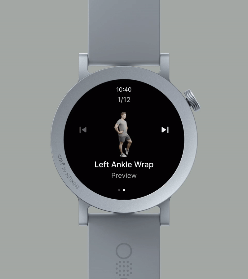 שעון חכם CMF by Nothing Watch Pro 2 IP68 - צבע אפור כהה שנה אחריות ע"י היבואן הרשמי