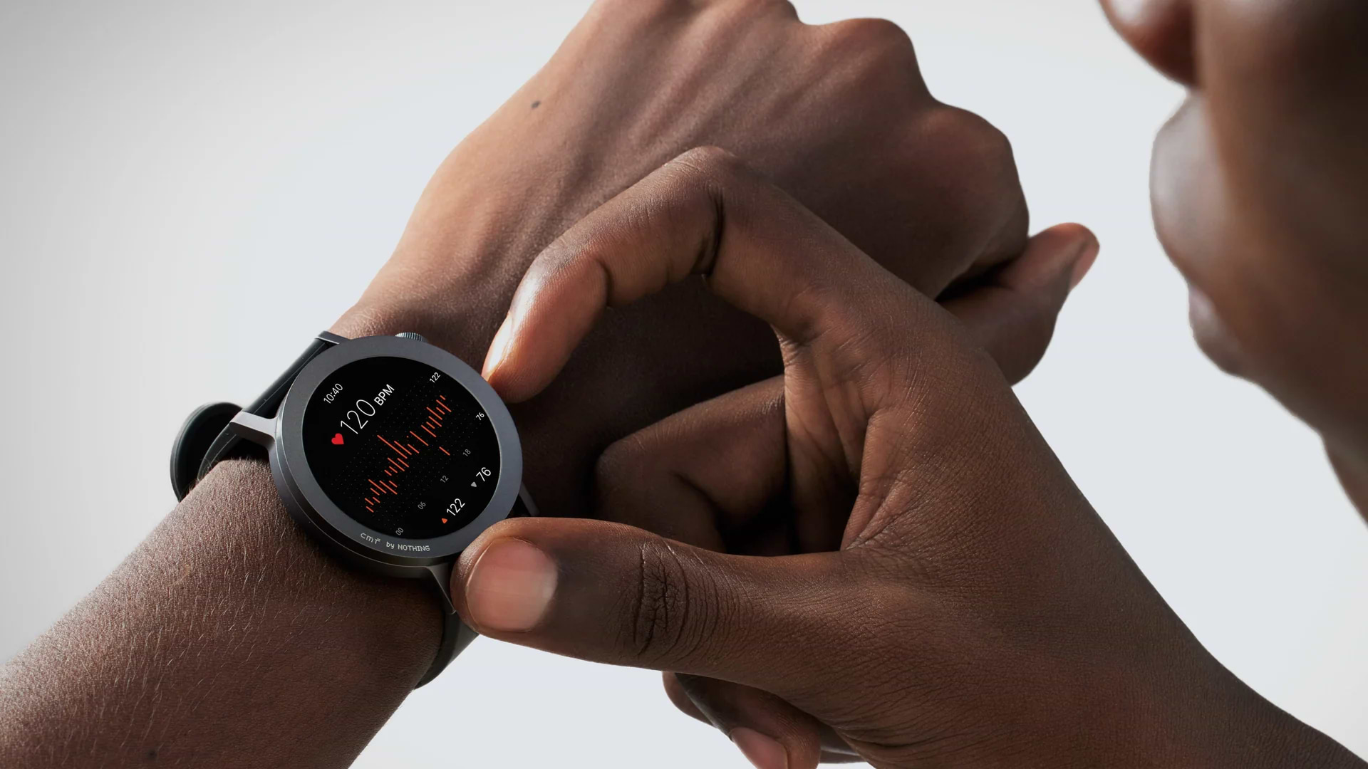 שעון חכם CMF by Nothing Watch Pro 2 IP68 - צבע אפור כהה שנה אחריות ע"י היבואן הרשמי
