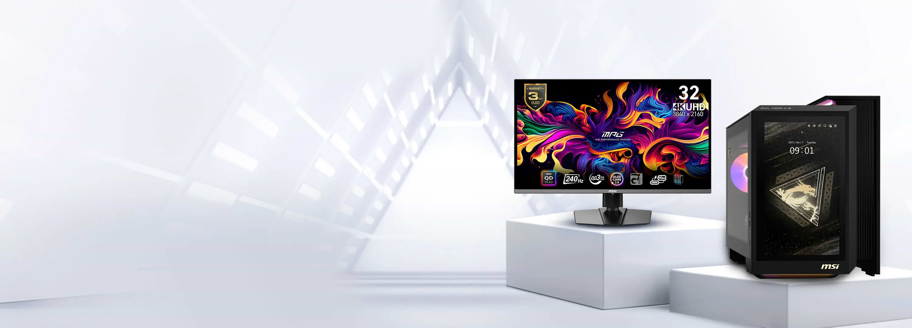 מסך מחשב גיימינג 27'' MSI MAG 275F FHD IPS 180Hz 0.5ms - צבע שחור שלוש שנות אחריות ע"י היבואן הרשמי