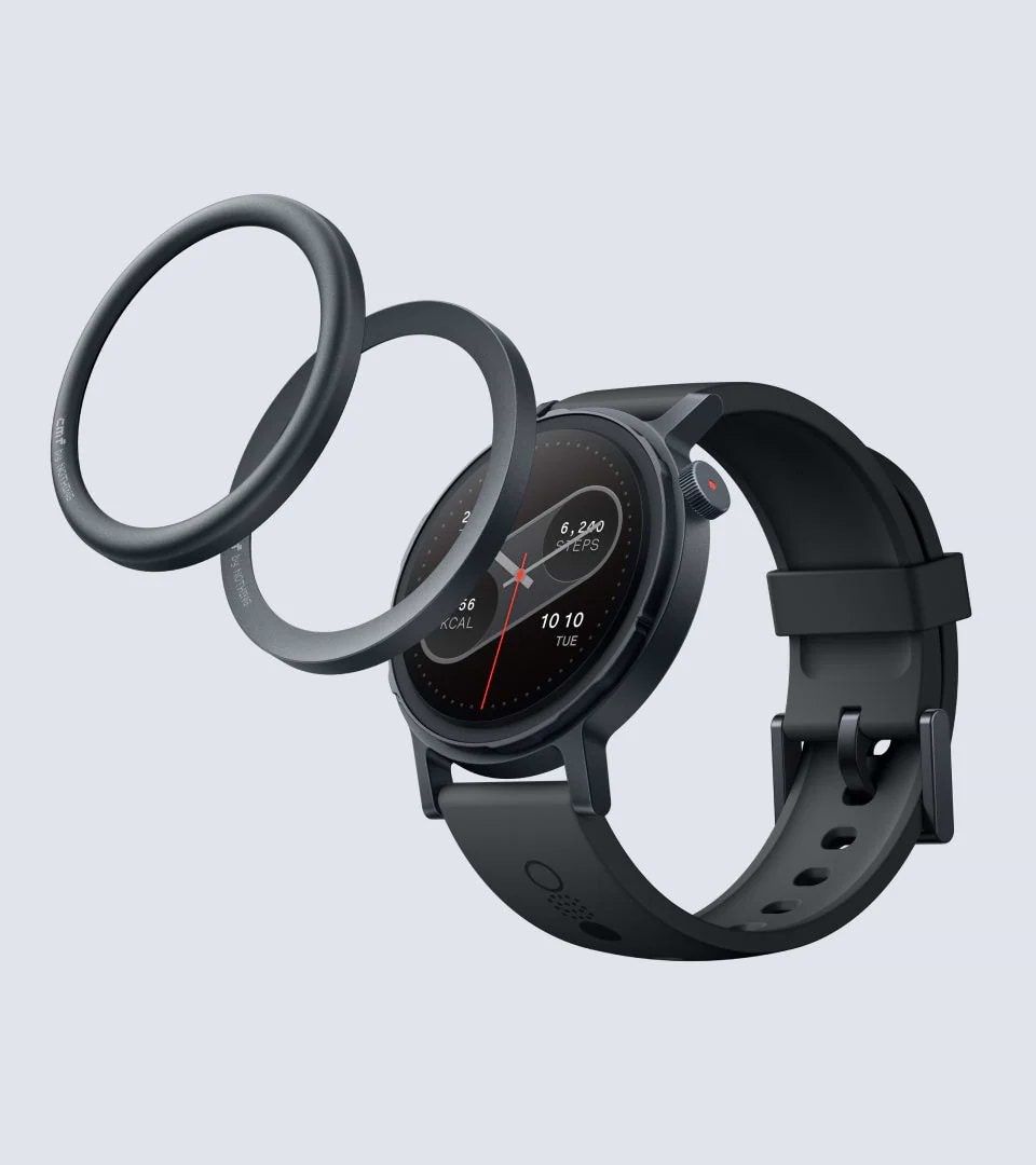 שעון חכם CMF by Nothing Watch Pro 2 IP68 - צבע אפור כהה שנה אחריות ע"י היבואן הרשמי