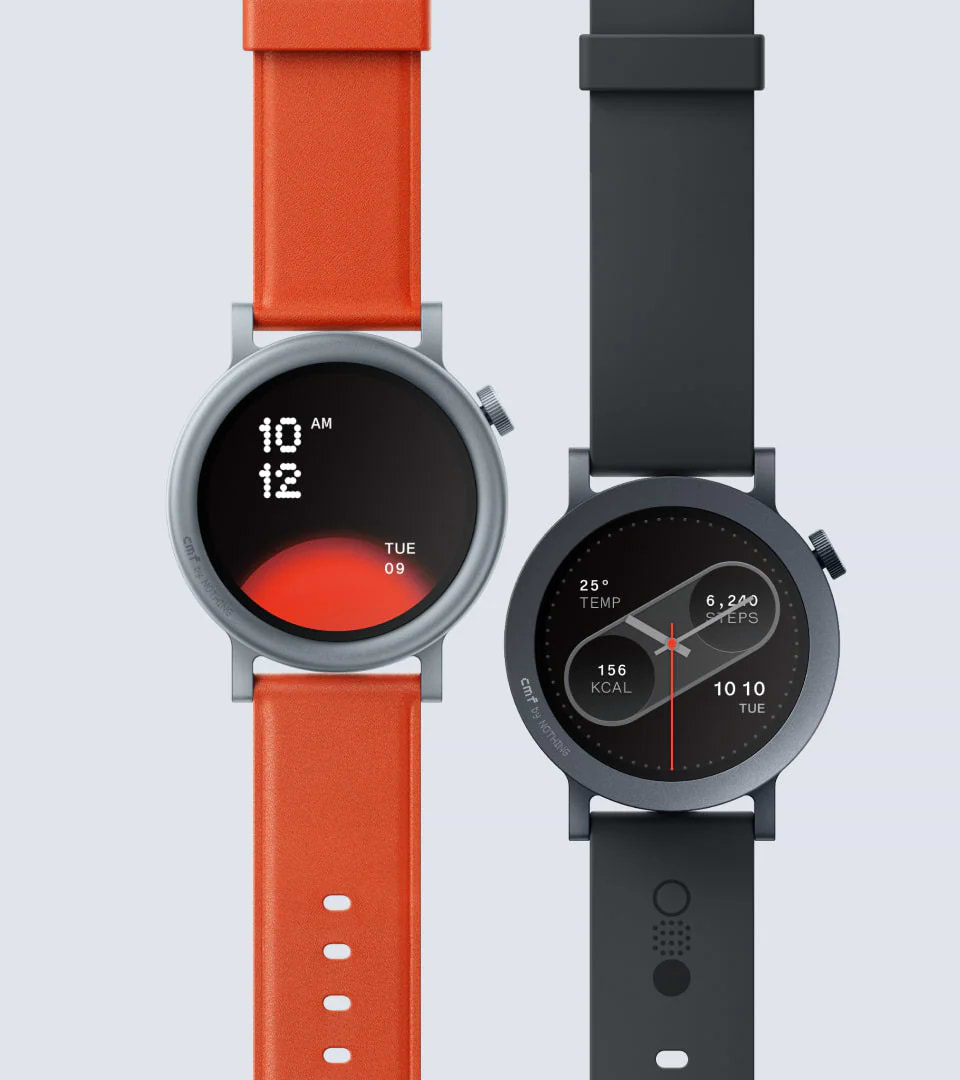 שעון חכם CMF by Nothing Watch Pro 2 IP68 - צבע אפור כהה שנה אחריות ע"י היבואן הרשמי