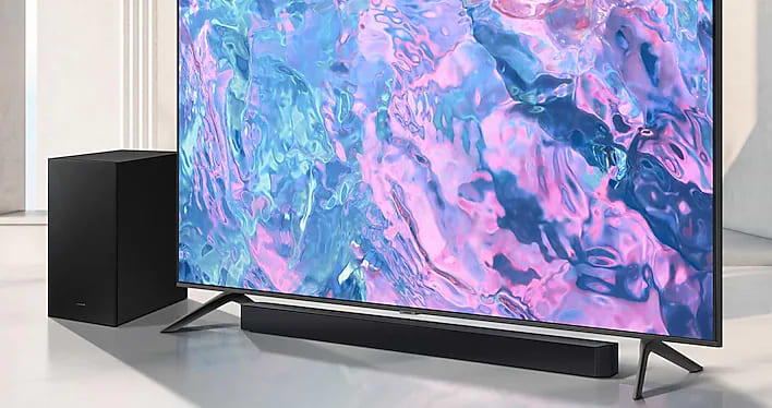 מקרן קול עם סאבוופר Samsung HW-C450 2.1 - צבע שחור שנה אחריות ע