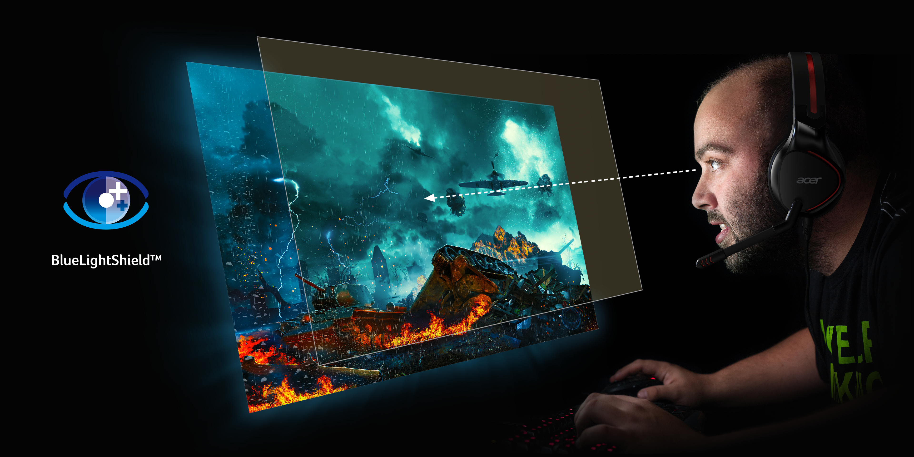 מסך מחשב גיימינג 27'' Acer Nitro XV271U M3 WQHD IPS 1ms 180Hz FreeSync - צבע שחור שלוש שנות אחריות ע"י היבואן הרשמי