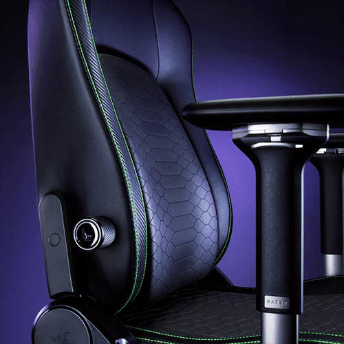 כיסא גיימינג בד Razer Iskur V2 - צבע אפור שלוש שנות אחריות ע"י היבואן הרשמי