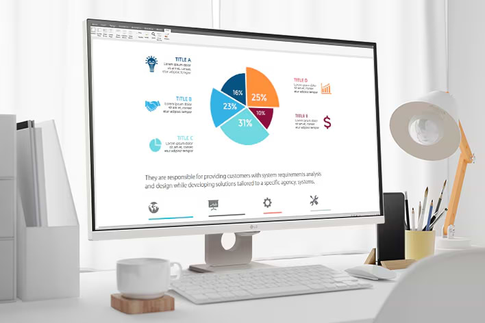 מסך מחשב 32'' LG MyView Smart Monitor 32SR73U-W VA UHD 5ms 60Hz - צבע לבן שלוש שנות אחריות ע"י היבואן הרשמי