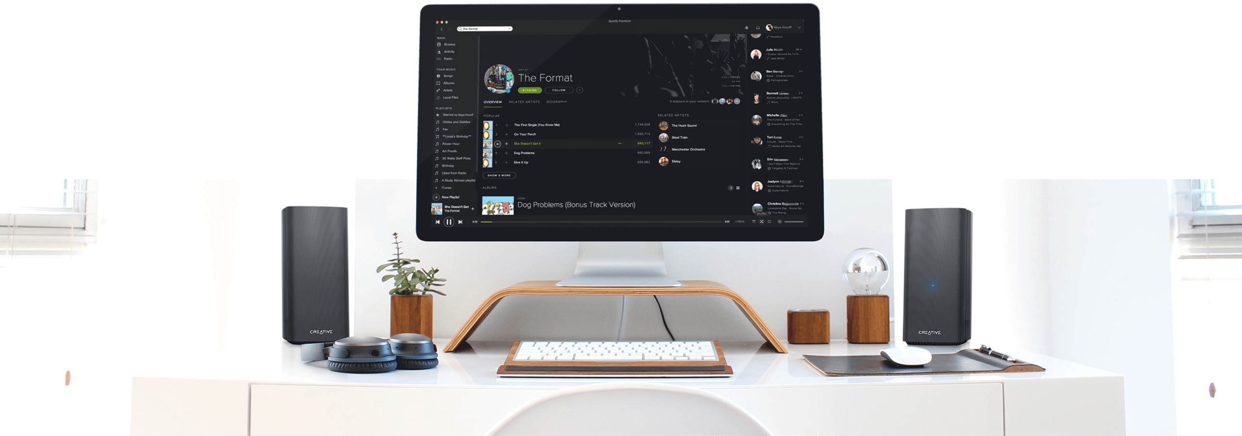 רמקולים למחשב Creative T100 2.0 Compact Hi-Fi - צבע שחור שנה אחריות ע"י יבואן רשמי