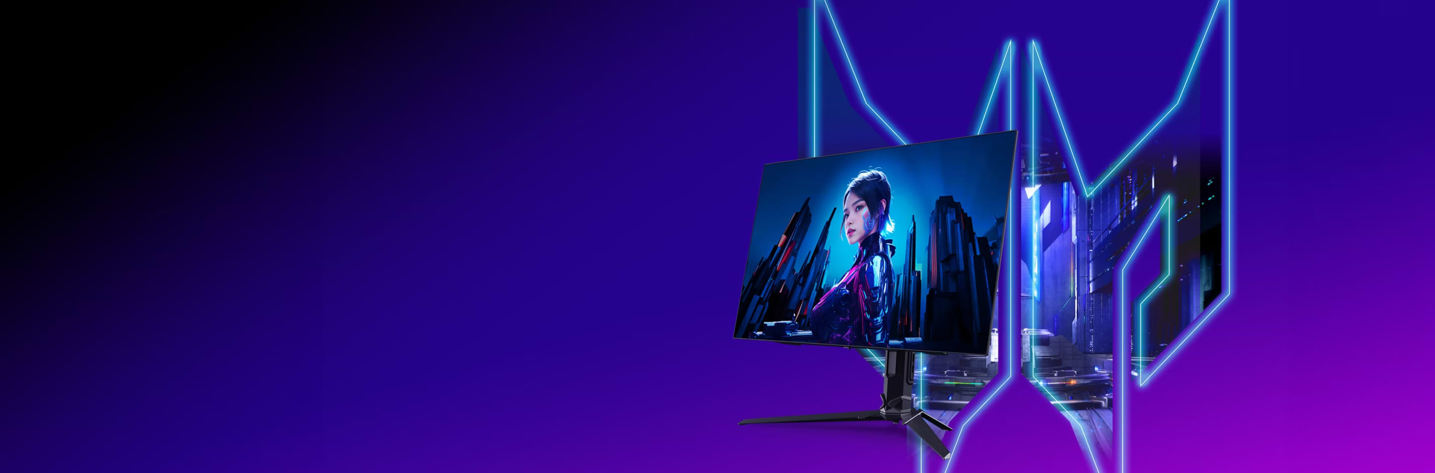 מסך מחשב גיימינג 32'' Acer Predator X32 UHD OLED 0.01ms 240Hz FreeSync / G-Sync - צבע שחור שלוש שנות אחריות ע"י היבואן הרשמי