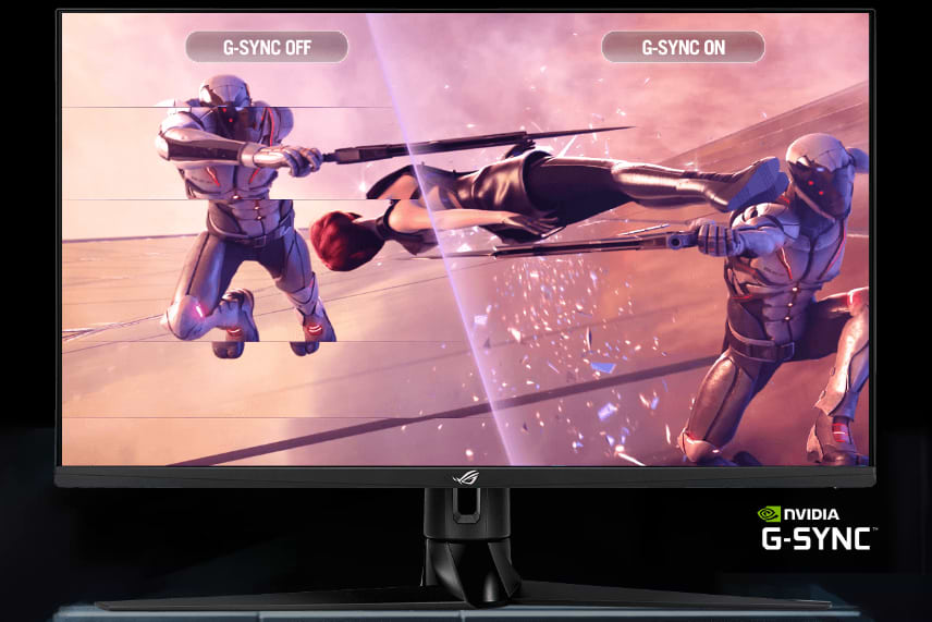 מסך מחשב גיימינג 32'' Asus ROG Strix XG32UQ G-Sync Fast IPS 4K UHD 1ms 160Hz - צבע שחור שלוש שנות אחריות ע"י היבואן הרשמי