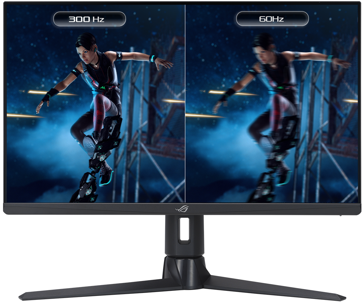 מסך מחשב גיימינג 27'' Asus ROG Strix XG27AQMR G-Sync Fast IPS WQHD 1ms 300Hz - צבע שחור שלוש שנות אחריות ע"י היבואן הרשמי