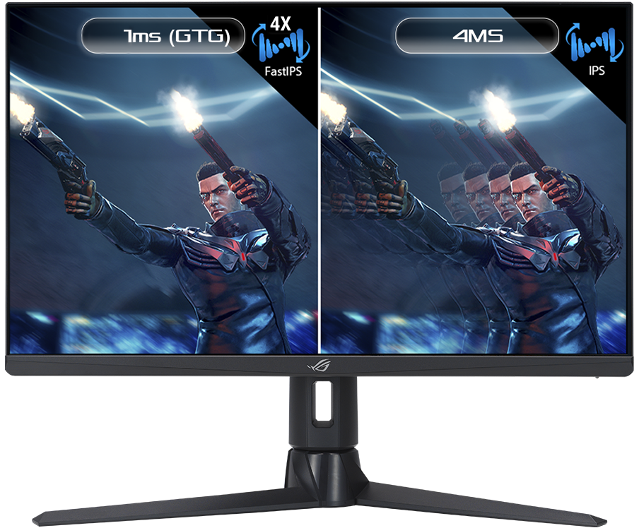 מסך מחשב גיימינג 27'' Asus ROG Strix XG27AQMR G-Sync Fast IPS WQHD 1ms 300Hz - צבע שחור שלוש שנות אחריות ע"י היבואן הרשמי