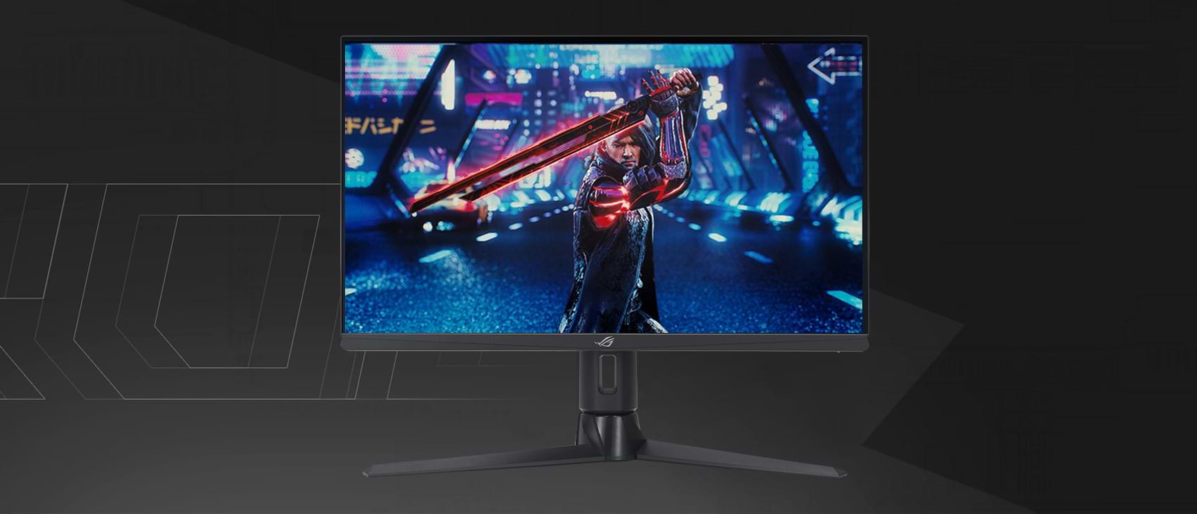 מסך מחשב גיימינג 27'' Asus ROG Strix XG27AQMR G-Sync Fast IPS WQHD 1ms 300Hz - צבע שחור שלוש שנות אחריות ע"י היבואן הרשמי